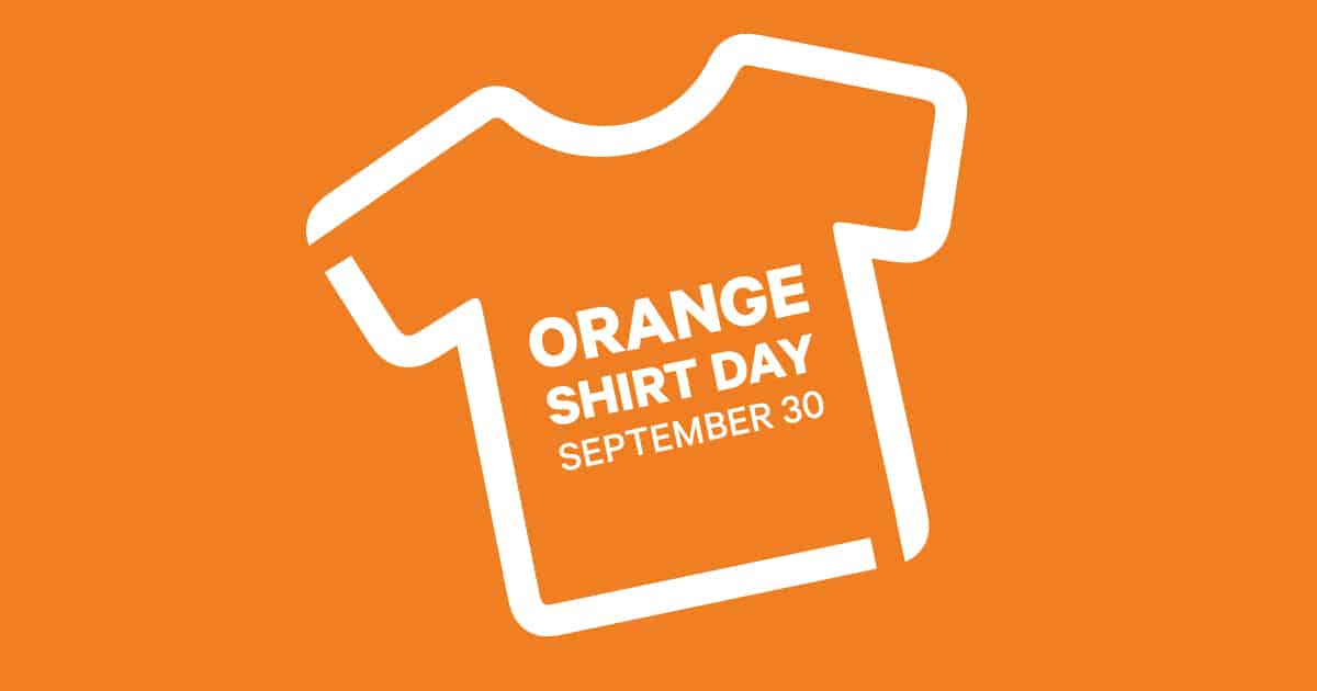 Orange Shirt Day Honouring Indigenous Residential School Survivors